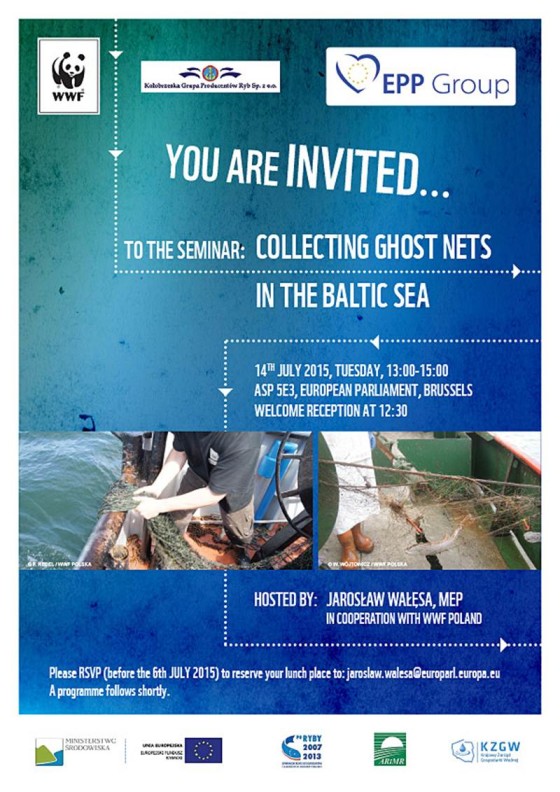 Collecting ghost nets in the Baltic Sea